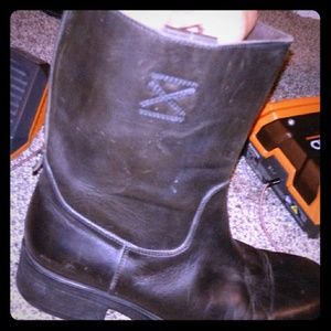 Versace slip on boots